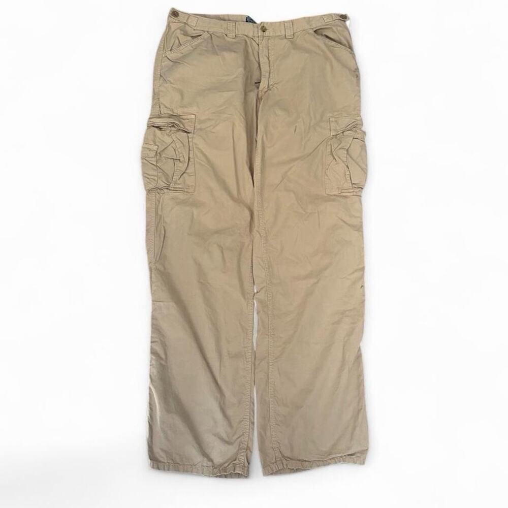 Vintage 90s Polo Ralph Lauren Men’s 36x33 Cargo Preppy Minimalist Andrew Pants